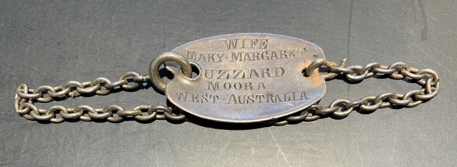 Identity bracelet (reverse)